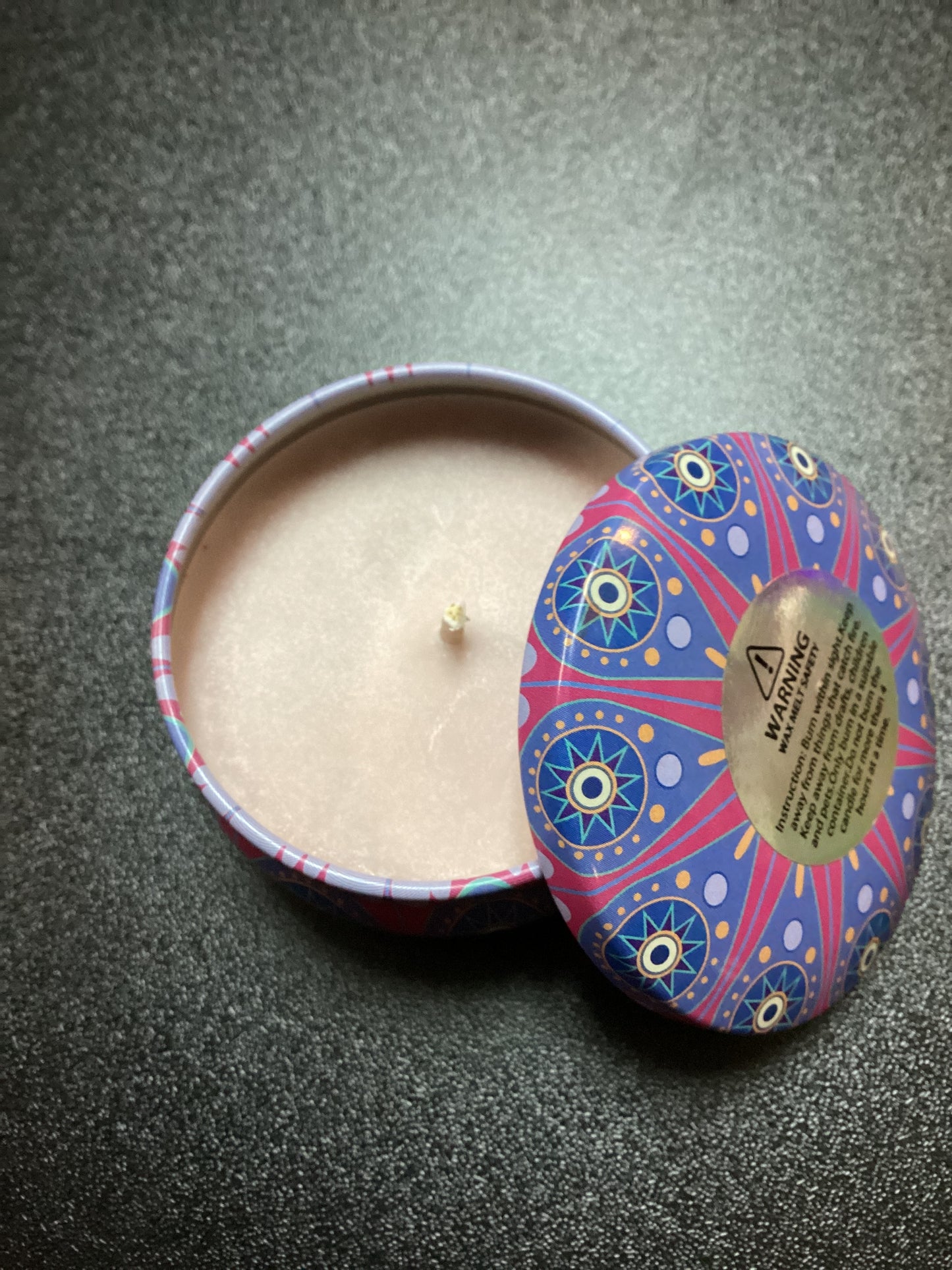 Mini tin candles
