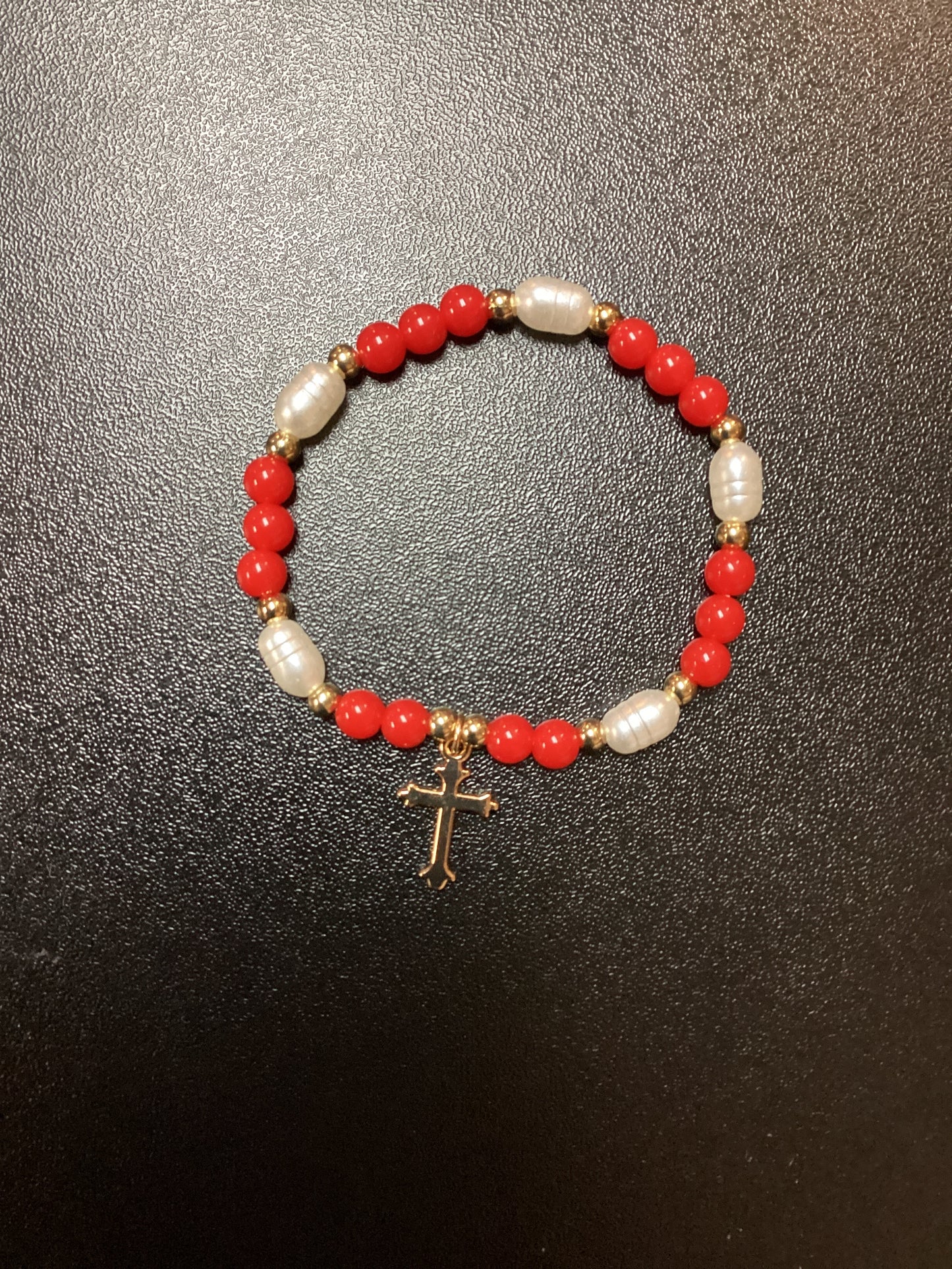 Beaded cross bracelets