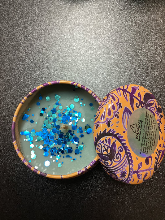 Mini tin candles