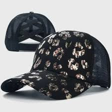 Black Leopard Baseball Cap
