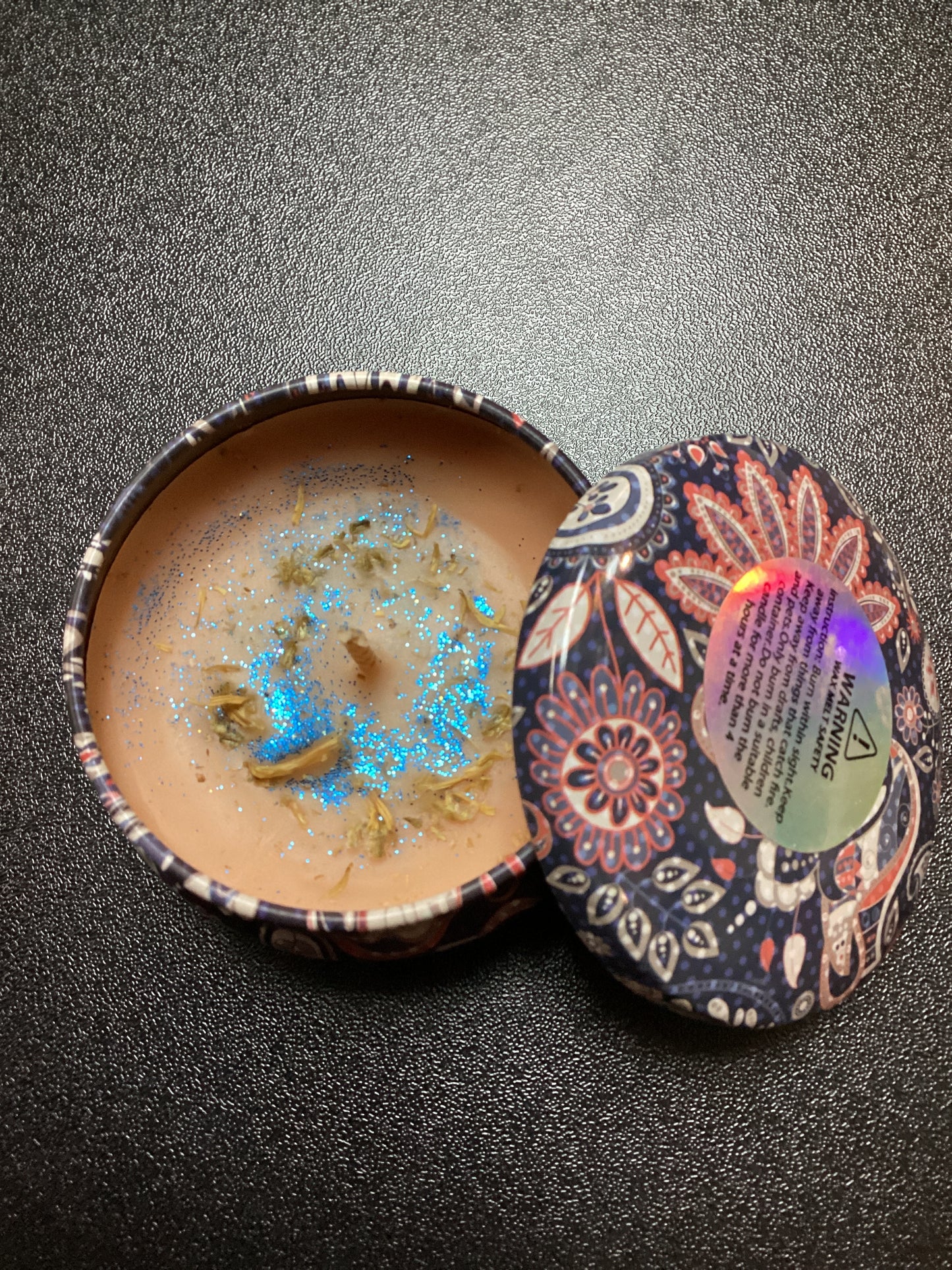 Mini tin candles
