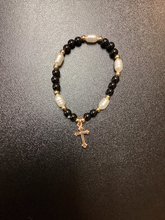 Beaded cross bracelets